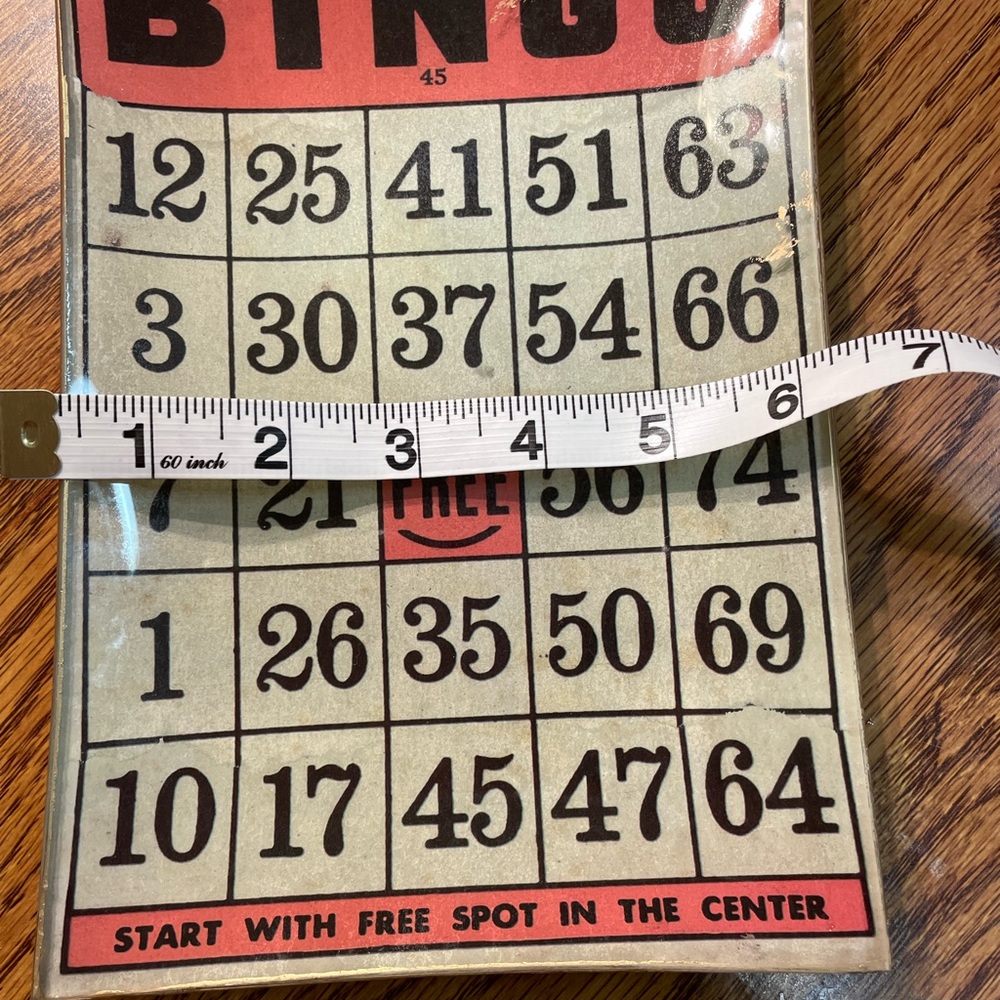 Bingo card dish or ashtray - Picture 3 of 6